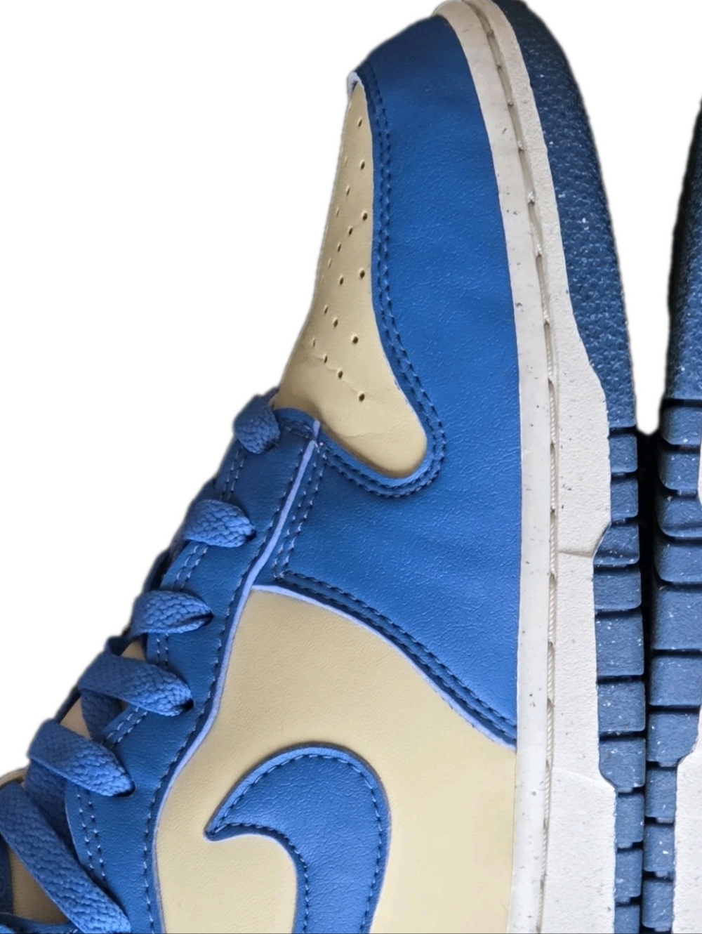 Nike Dunk High NN Next Nature Light Khaki Star Blue Limited FV5960-201 Wmns Sz 9 - Picture 11 of 14
